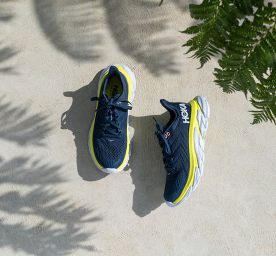 Hoka One One Koşu Ayakkabısı Kadın Lacivert - Clifton Edge - UM4709516